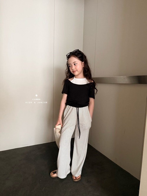 comma 2nd［取寄］border pants  26summer