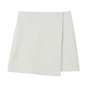 Proenza Schouler White Label　TWEED WRAP SKIRT　WHITE