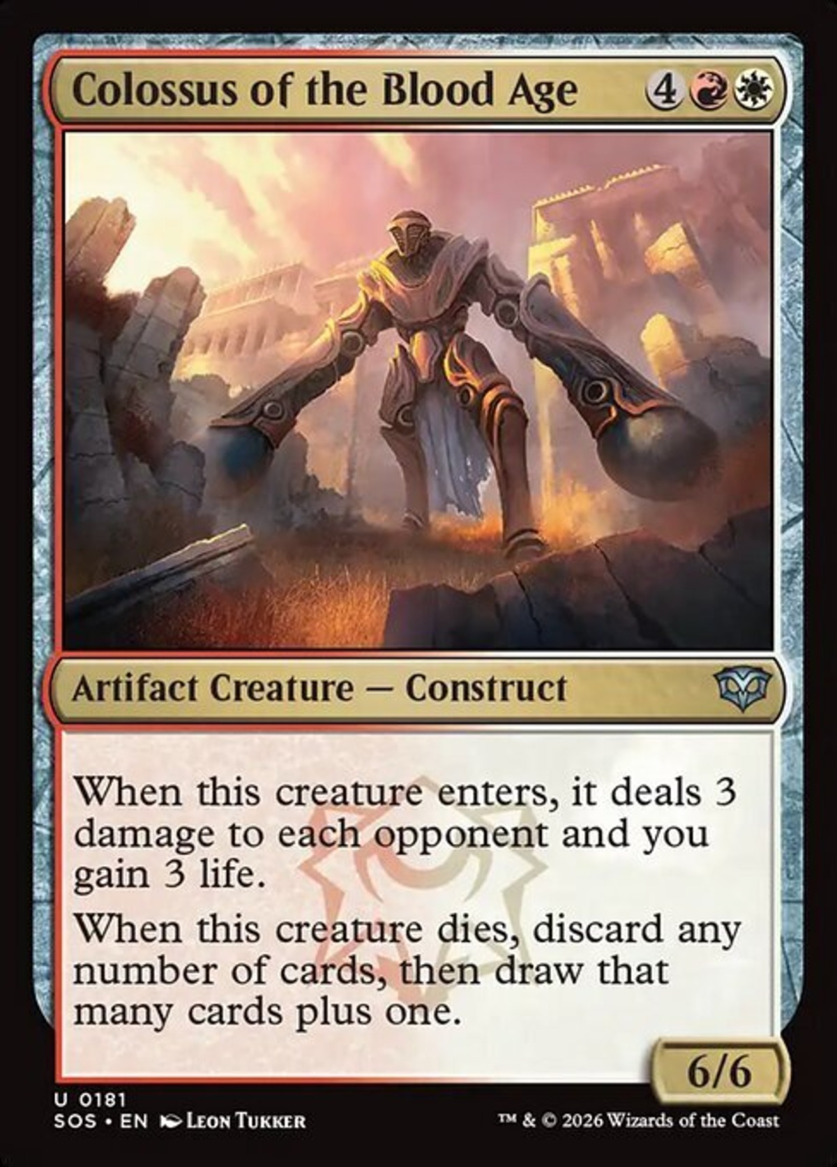 (EN)(181) 血の時代の巨像 / Colossus of the Blood Age [SOS](NM) | MTG専門店 BellSearch