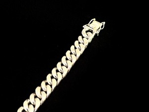 Vintage Mexican Jewelry Silver 925 Chain Bracelet