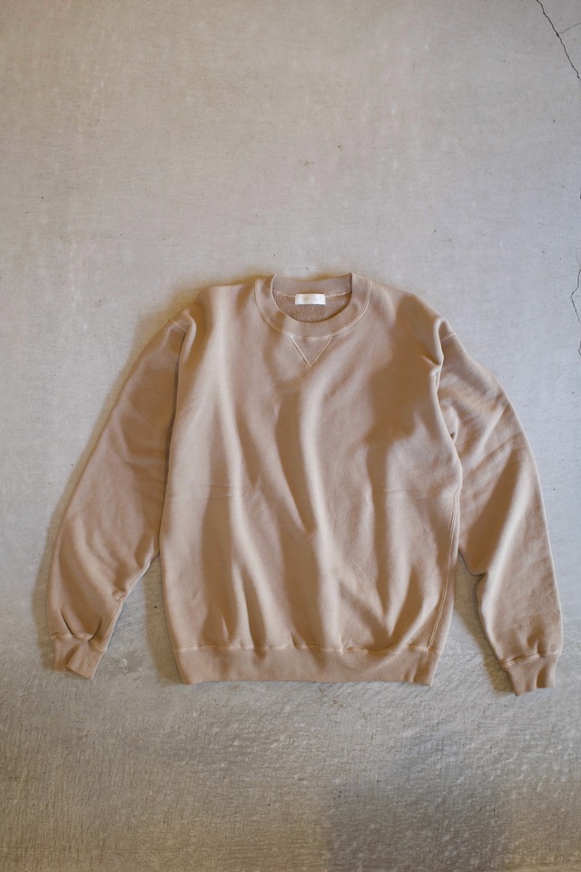 Coffee Dyed Sweat Pull Over