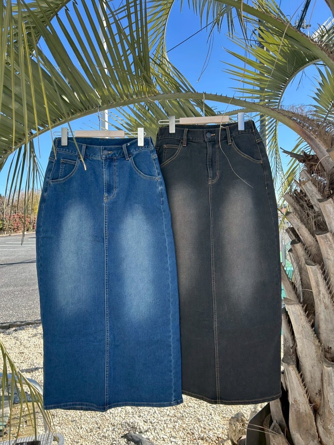 LIFE is×mapua 裏起毛デニムスカート¥7,200(7,920)