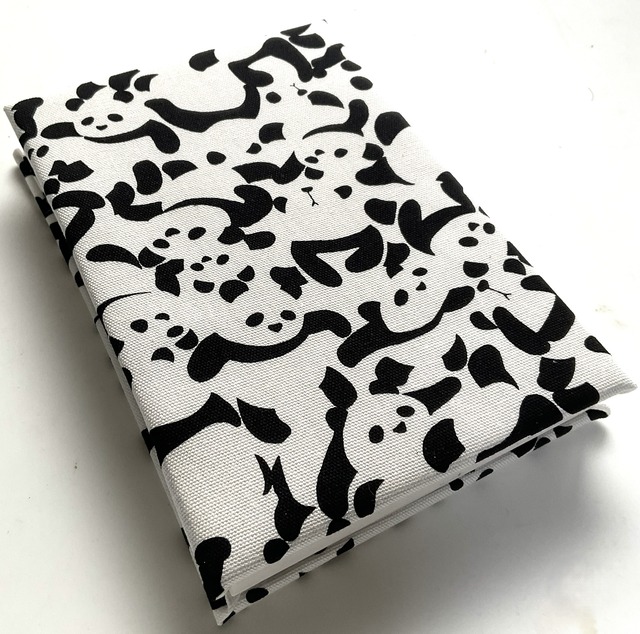 御朱印帳【布×木】「パンダまみれ」小判