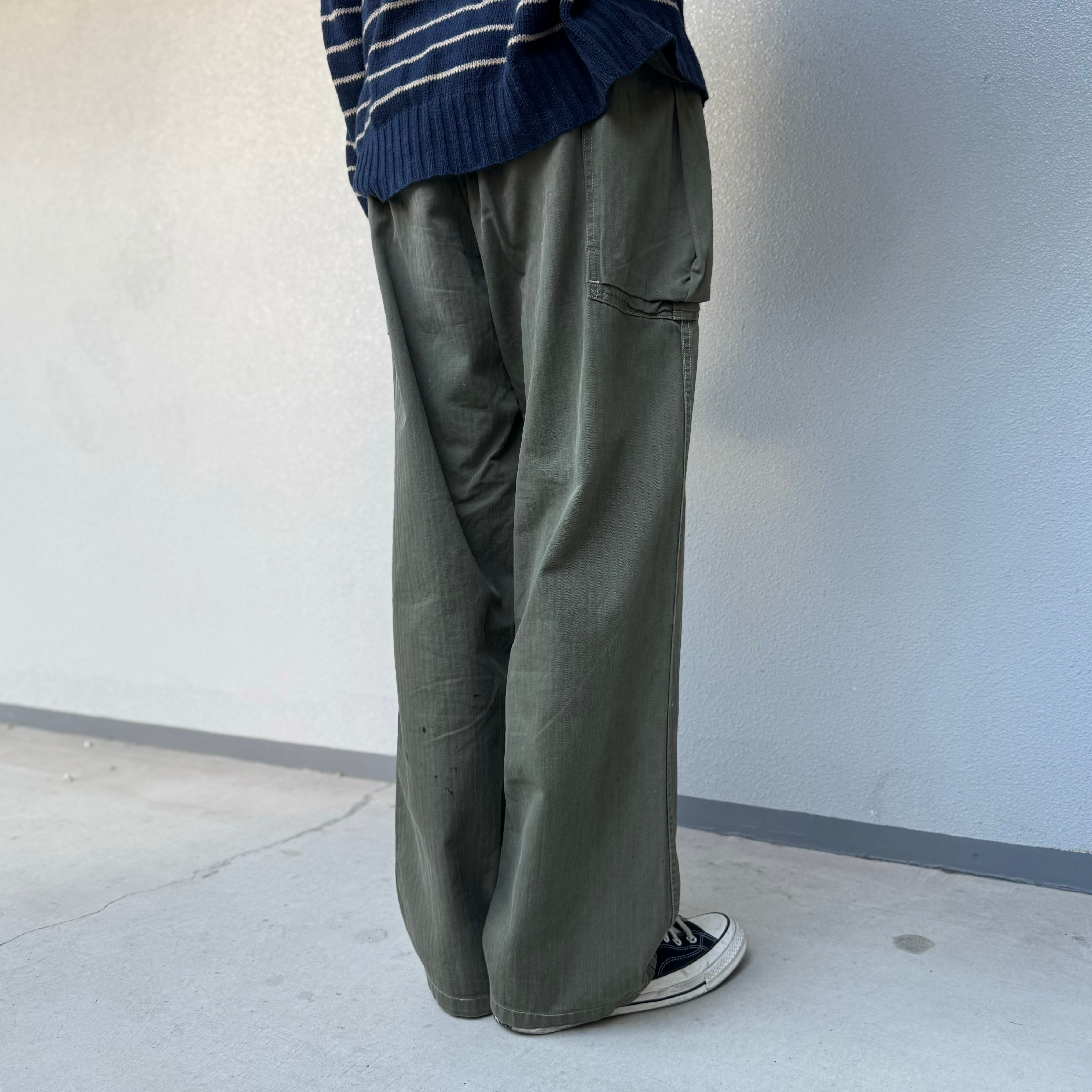 40's U.S.Army M-43 HBT Trousers “尿素ボタン” | spike osu
