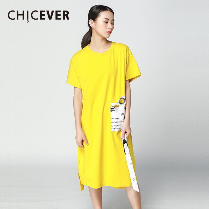 サマードレス女性Oネック半袖レターポケットドレス女性リボントップ服 ショート ハーフスリーブ 夏物 6base596349801667
