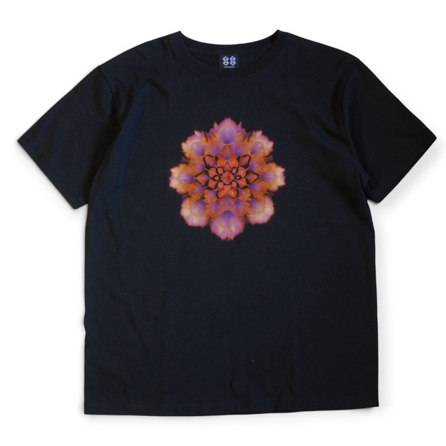 “曼荼羅染め×抜染” -nukizome- TIE DYE T-SHIRT  《XL》