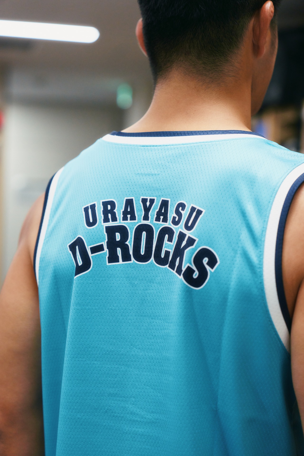 2025-26シーズン バスケシャツ(ライトブルー/ネイビー）