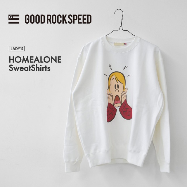 GOOD.R.SPEED [グッドロックスピード] HOMEALONE SweatShirts [fox204w] ホームアローン スウェットシャツ・スウェット・ホームアローン・プリント・クリスマス・LADY'S [2026AW]
