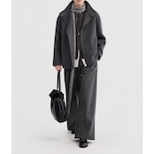 ボタンフロント ヒップ丈ジャケット af0438