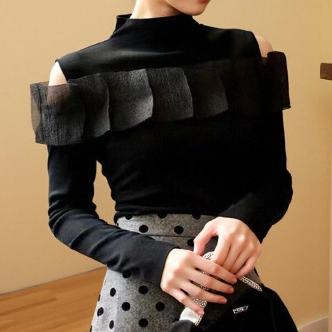 フリルオフショルダー A0284