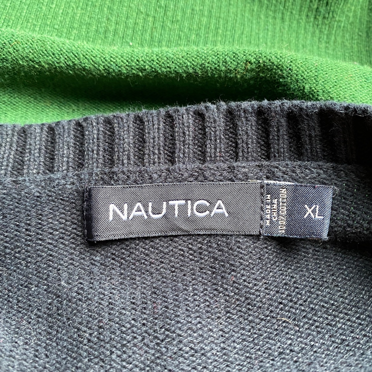 ビッグサイズ NAUTICA ノーティカ コットンニットセーター メンズXL 