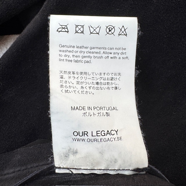 Our Legacy アワーレガシー スエードレザーシャツ SS15 古着 画像8