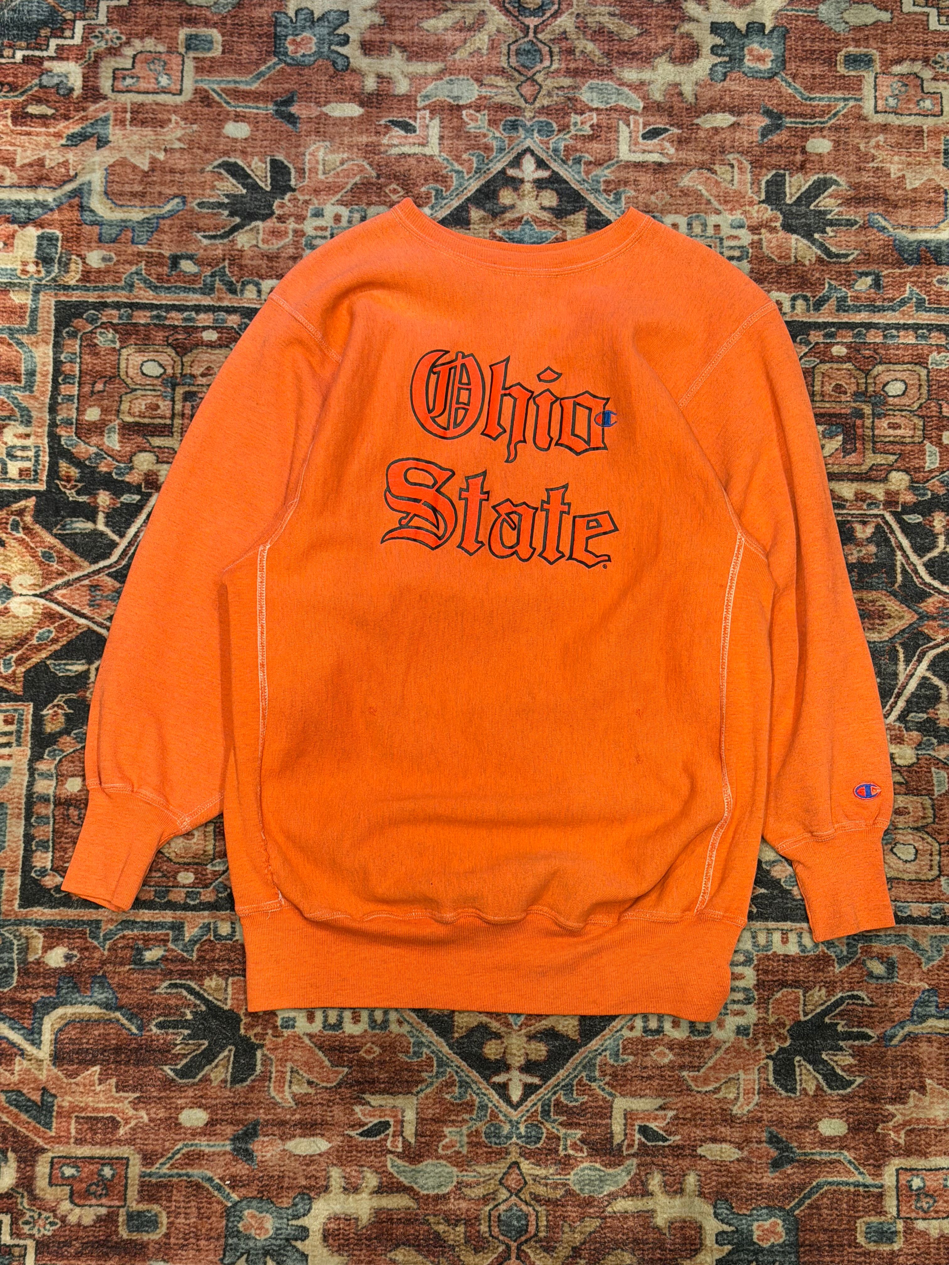90\u0027s 90s usa製 チャンピオン リバースウィーブ ohio state 刺繍 