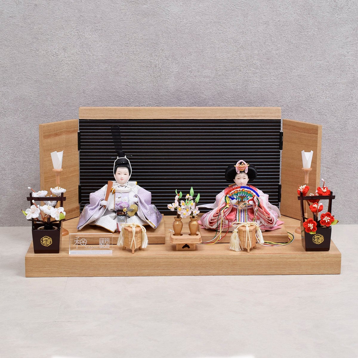 雛人形 親王飾り【樹香】Konoka|おしゃれ|コンパクト|モダン|今どき| おすすめ|かわいい|和モダン