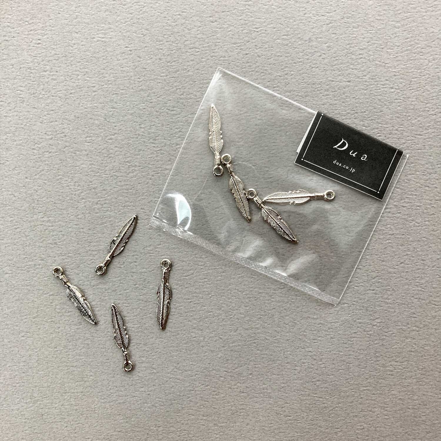 羽モチーフチャームパック（4p） | Dua-アクセサリーパーツショップ
