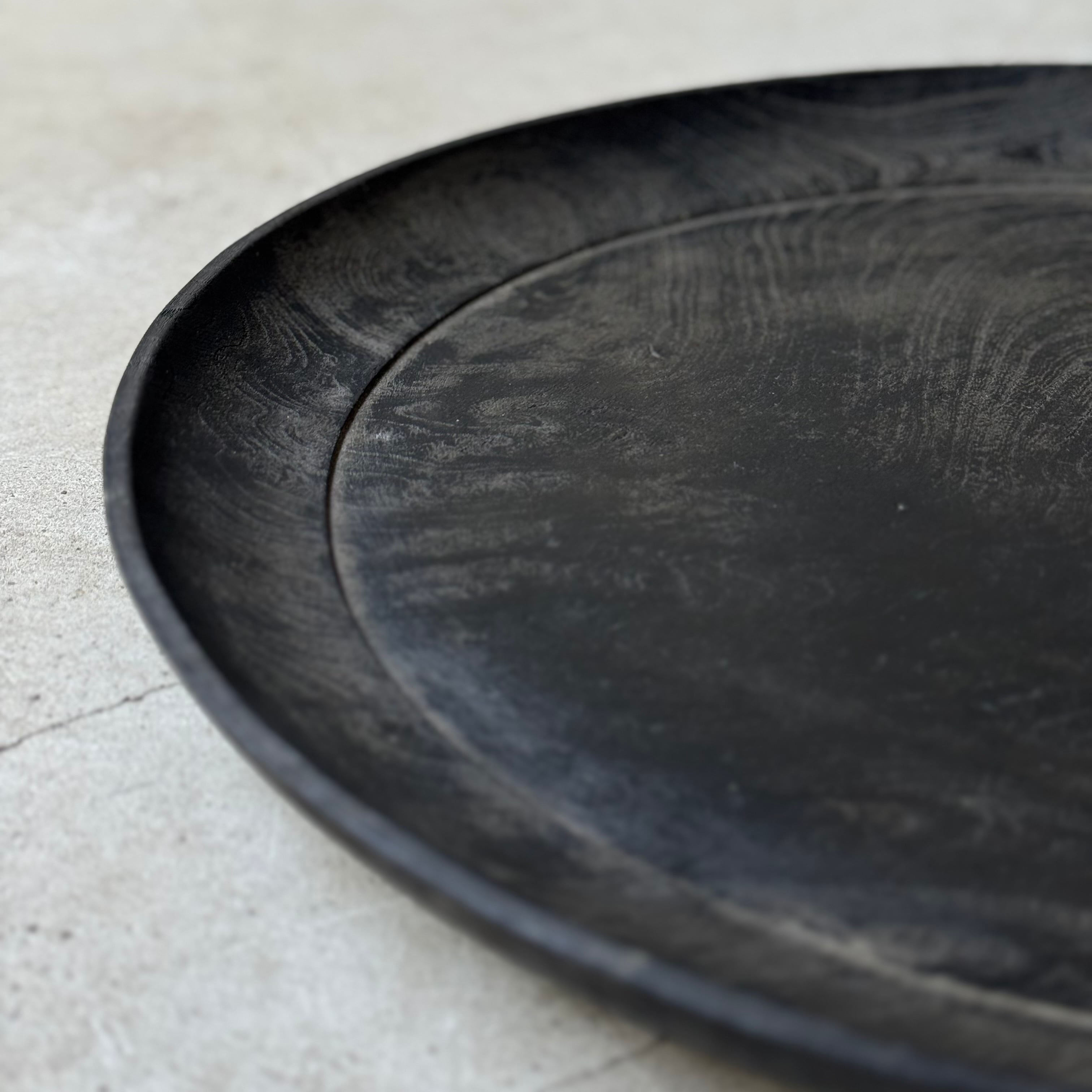 Shimoo Design 浮様 大盆 黒 | gallery 一白