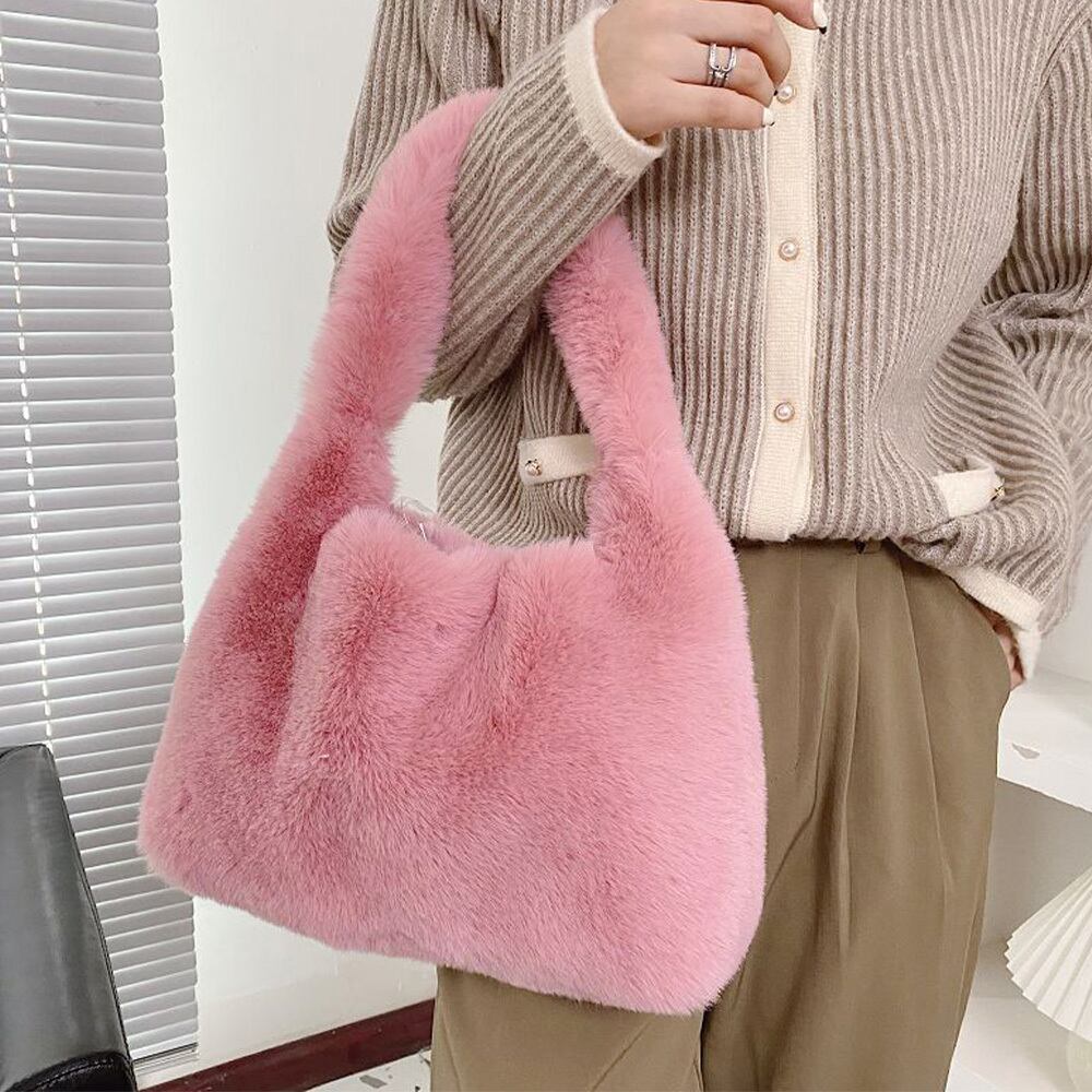 ファー トート バッグ レディース 秋冬 大人 通勤 通学 大容量 もこもこ 軽量 おしゃれ かわいい カジュアル 大人可愛い 大人女子