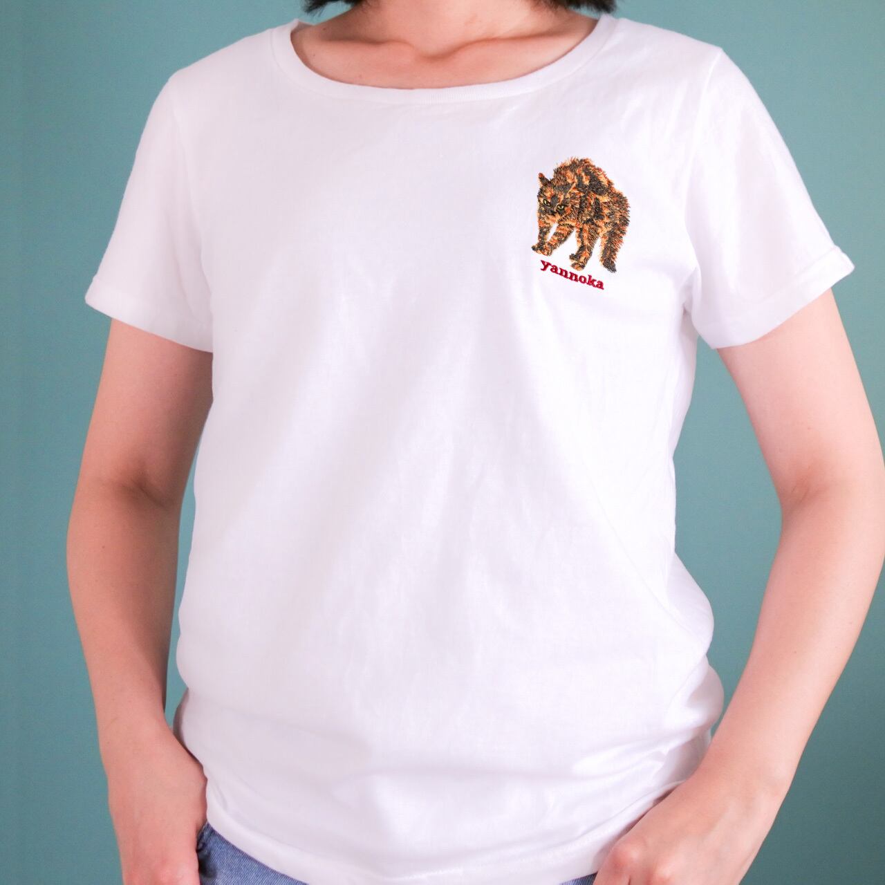 【サビ猫】やんのかステップTシャツ(白・黒)