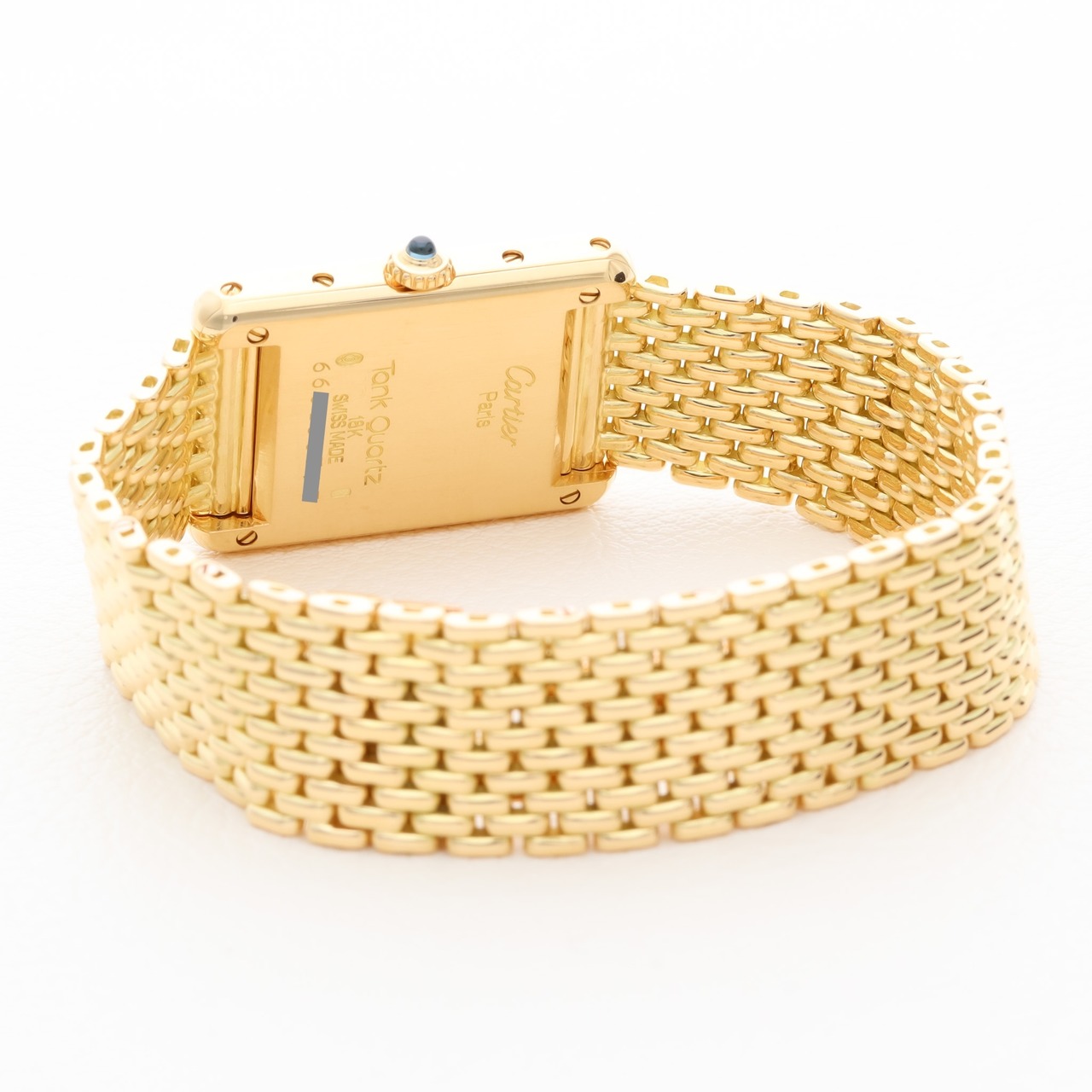 <正規修理済み> カルティエ タンクルイ SM ゴールドブレスレット