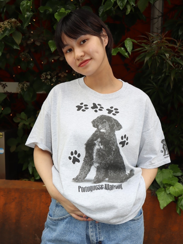 animal tee"Portuguese Water Dog"【6333】