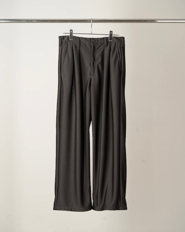 ANCELLM / MILANO RIB SLACKS (BLACK)