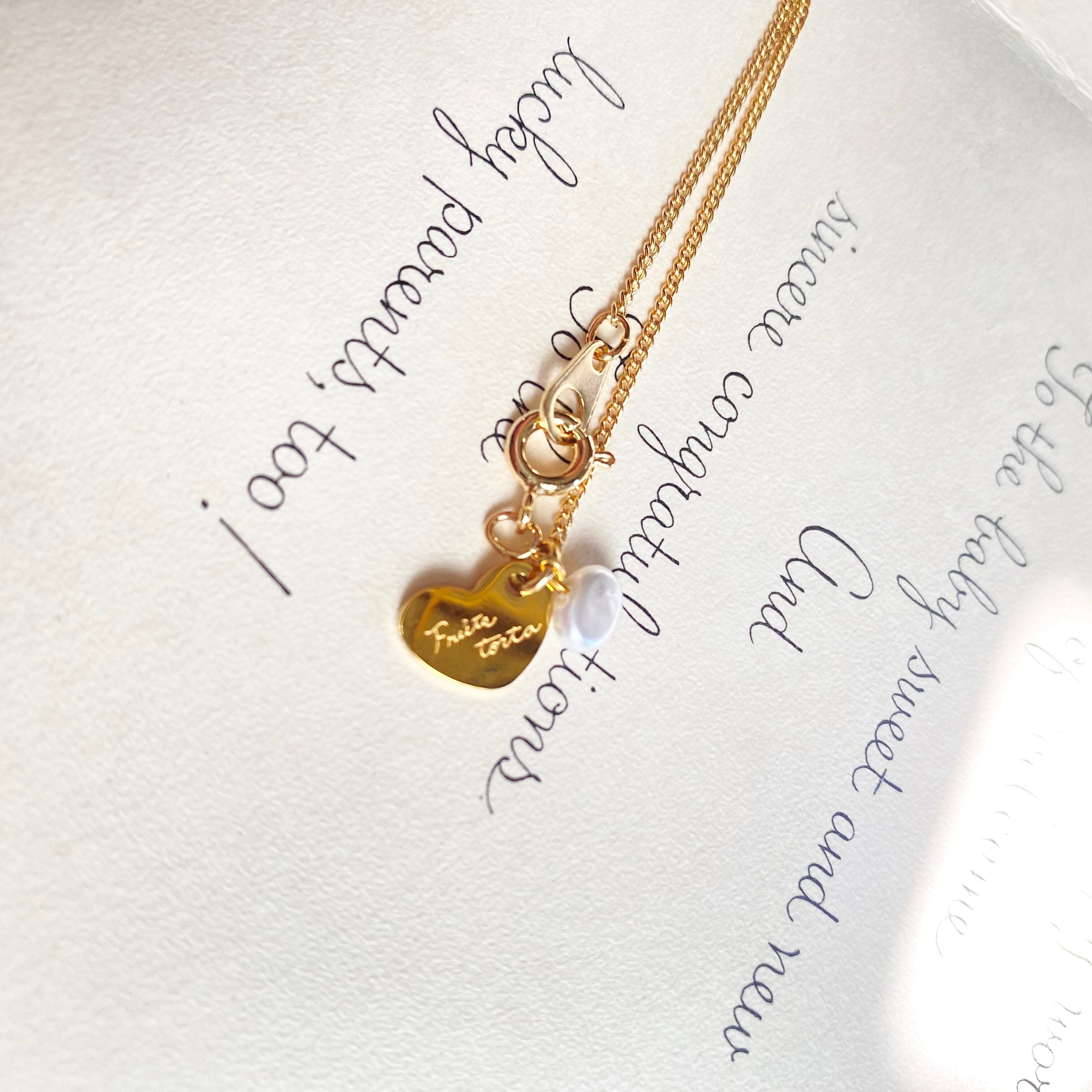 (ピンクデージー)Hand painted perfume neckless ペイント香水瓶ネックレス