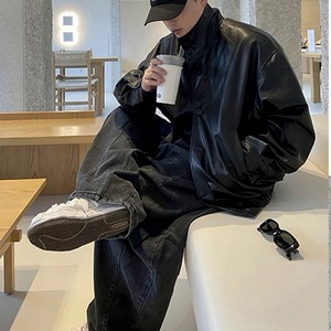 レトロウォッシュワイドレッグデニム　1283