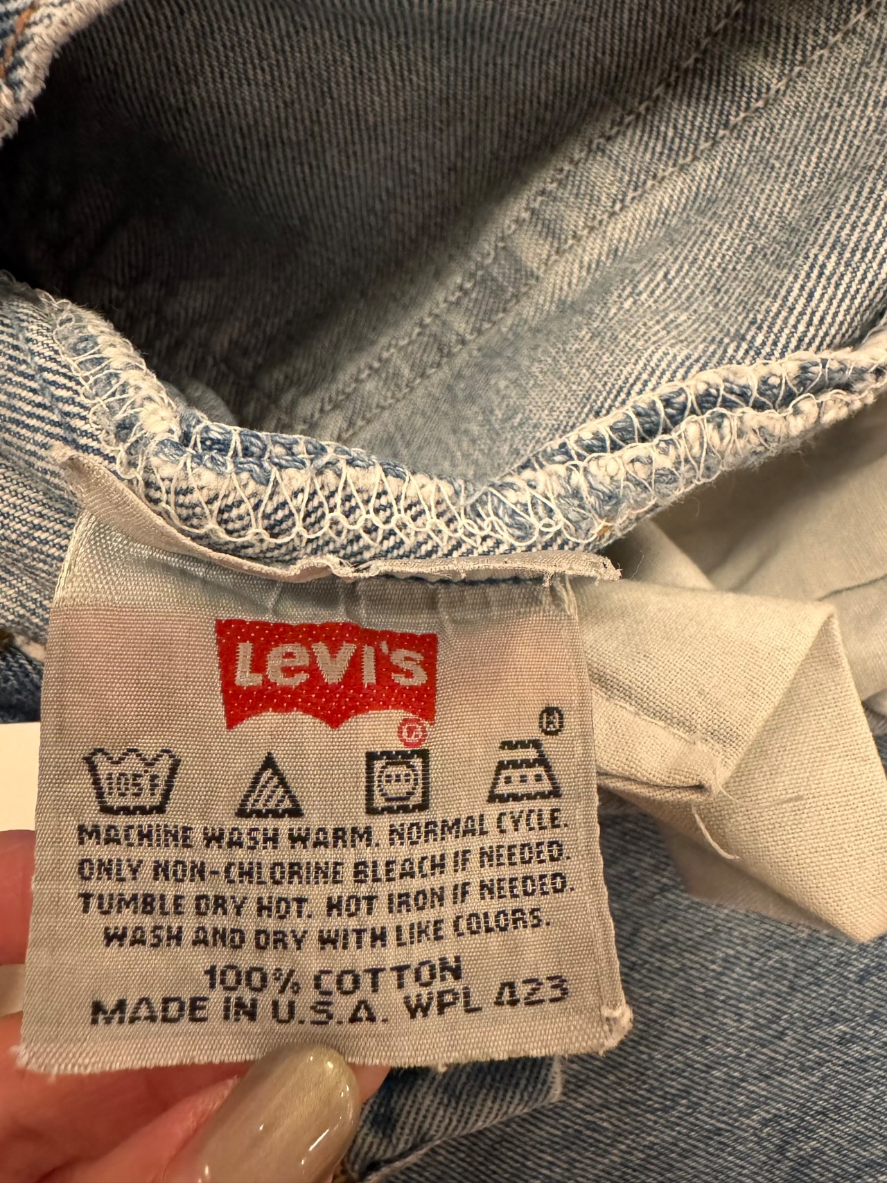 90s Levi's 501 Student Made in USA Denim Pants