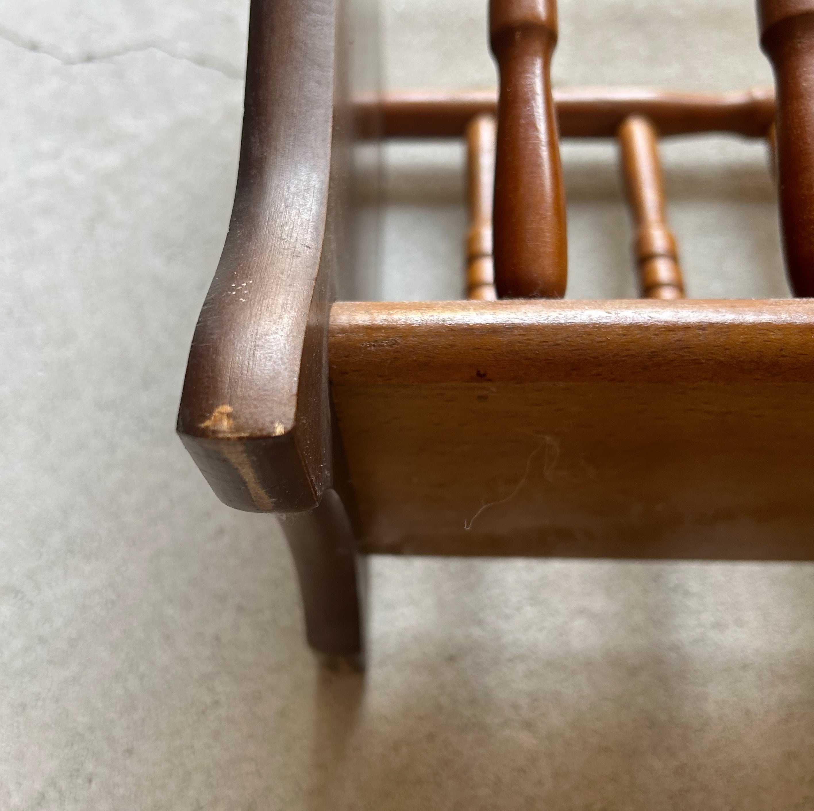 昭和レトロ 木製マガジンラック | tsuyukusa store