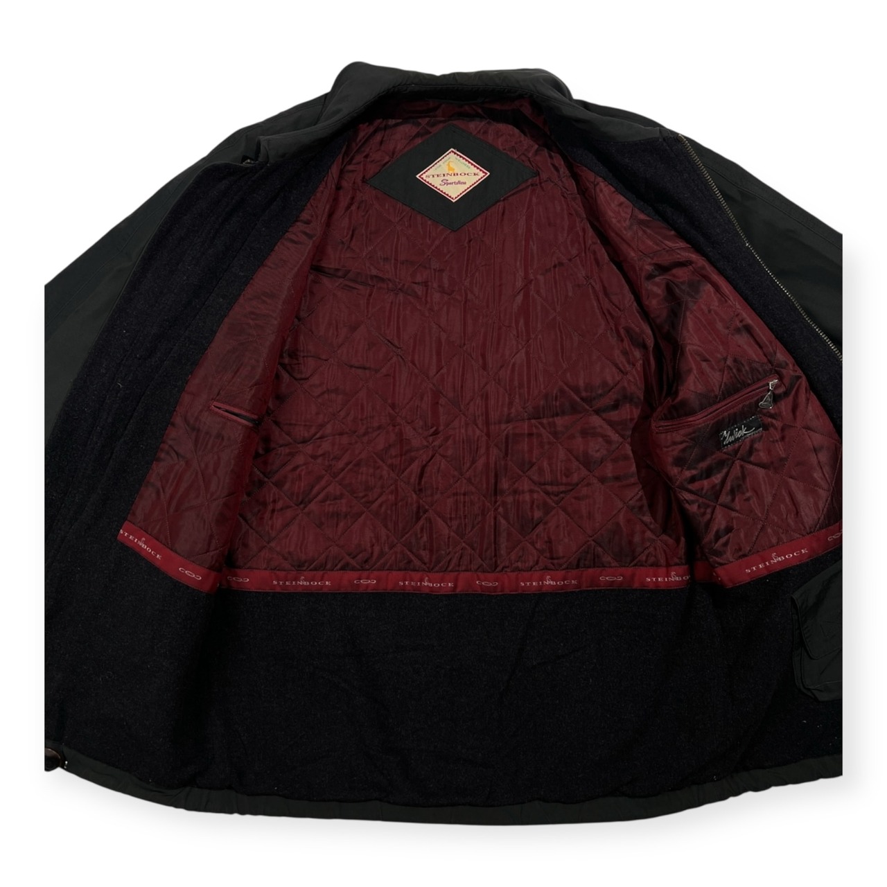 STEINBOCK スタインボック ハンティング ワーク ジャケット コート 46 /ビンテージ/玉虫系/ダークグリーン系