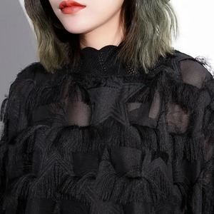 Black Tassel Dress / ブラック タッセル ドレス ワンピース