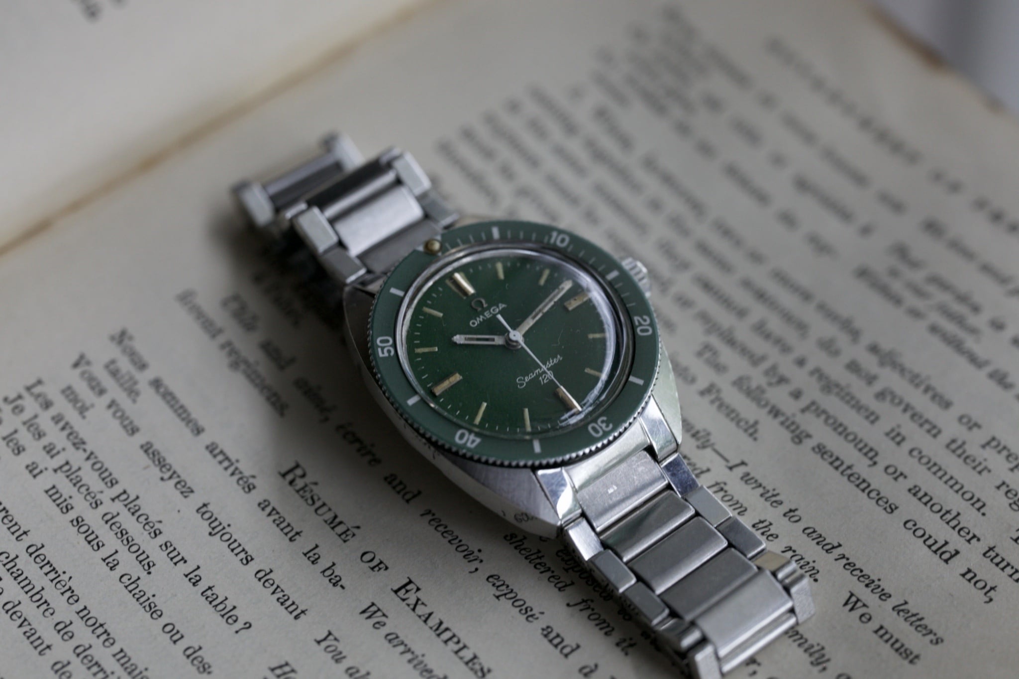 OMEGA】1970's シーマスター120 ボーイズサイズ ノンデイト手巻き MOSS