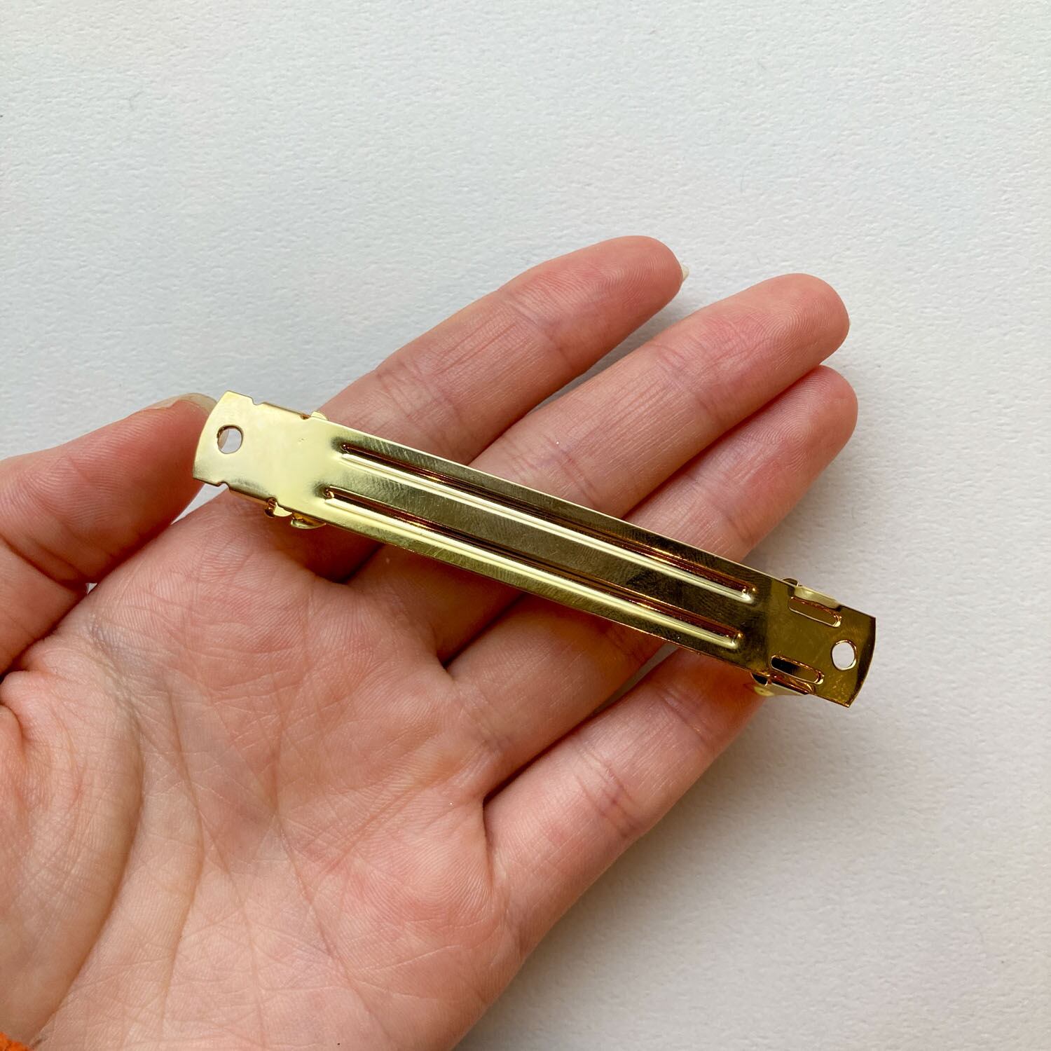 再入荷〉バレッタ金具L（8cm） | Dua-アクセサリーパーツショップ