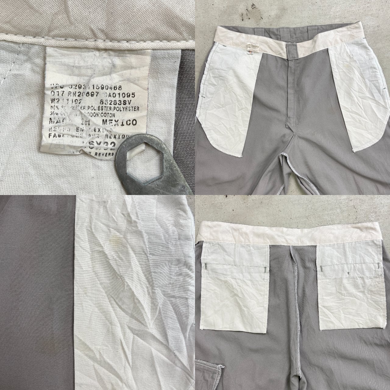 Dickies ディッキーズ ダブルニー ワークパンツ メンズW36 古着 ライト