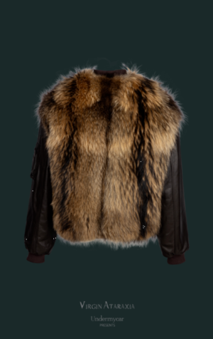 [UNDERMYCAR] 25FW REVENANT RACOON BOMBER - SMOKE 正規品 韓国ブランド 韓国通販 韓国代行 韓国ファッション アンダーマイカー 日本 店舗