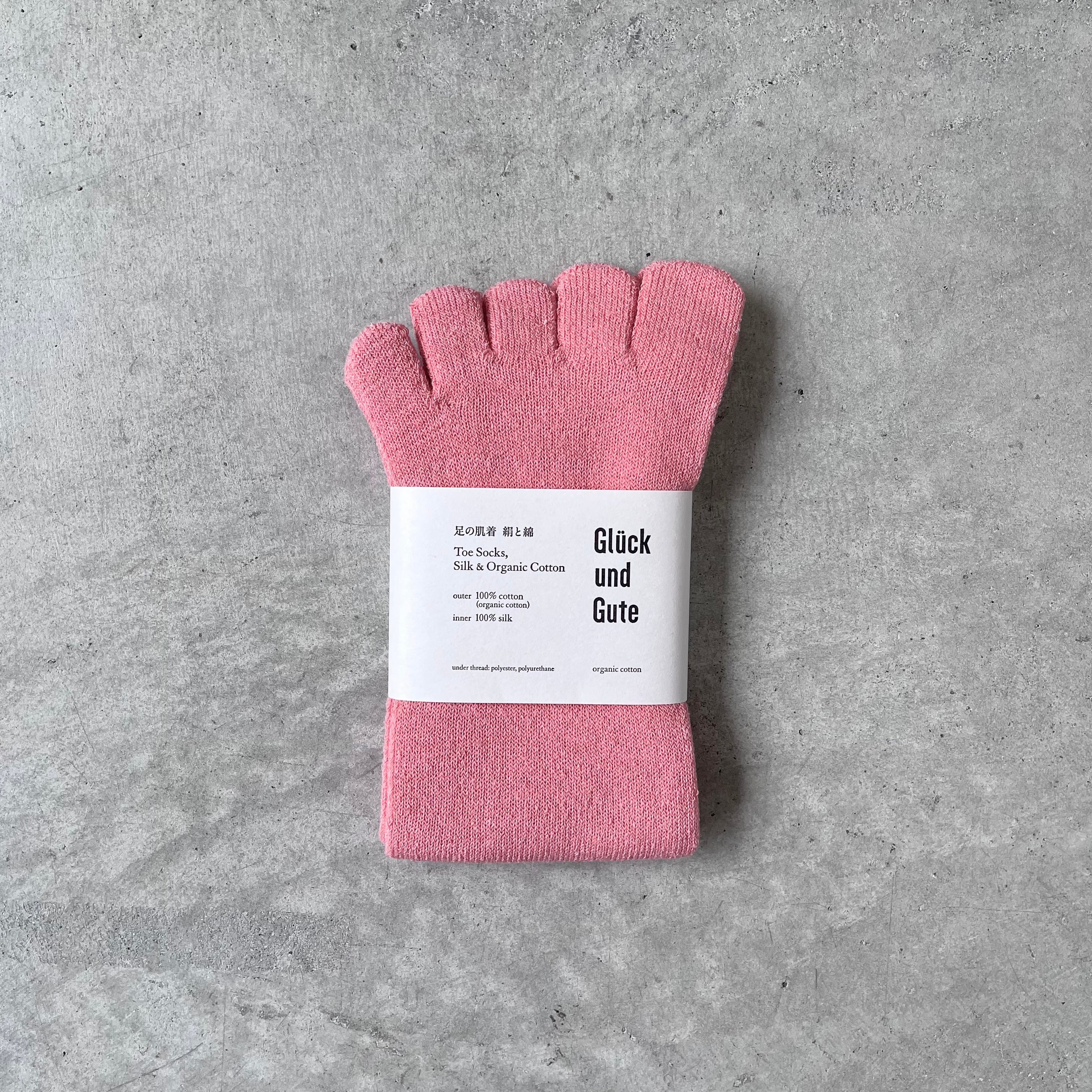 Glück und Gute / 【free size】Toe socks Organic cotton&silk