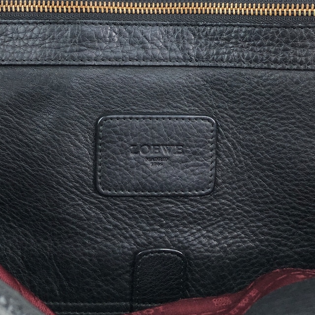 LOEWE ロエベ ハンドバッグ ブラック レザー 2way vintage ヴィンテージ オールド m3sbja