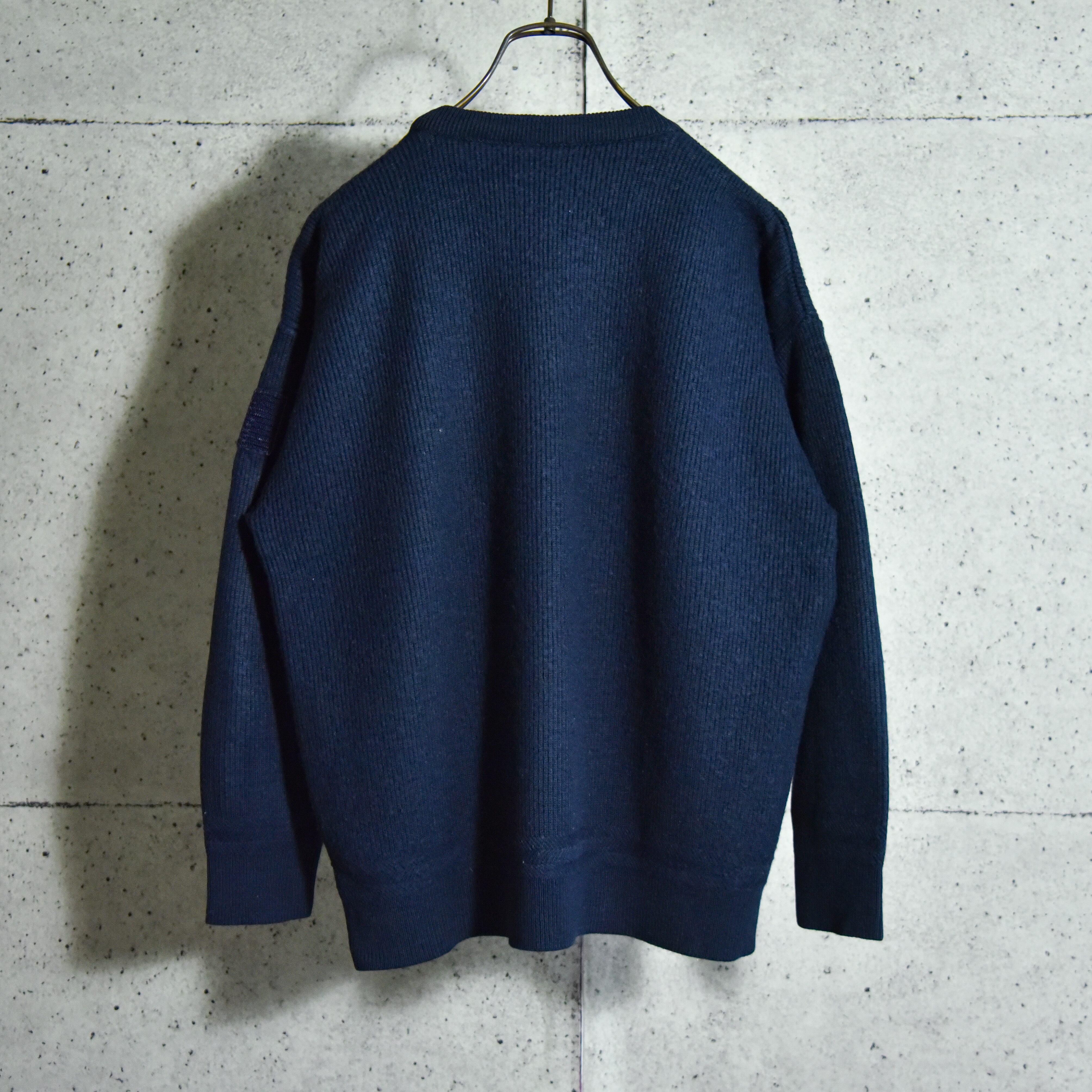 French Army Crew-neck Sweater フランス軍 クルーネック セーター