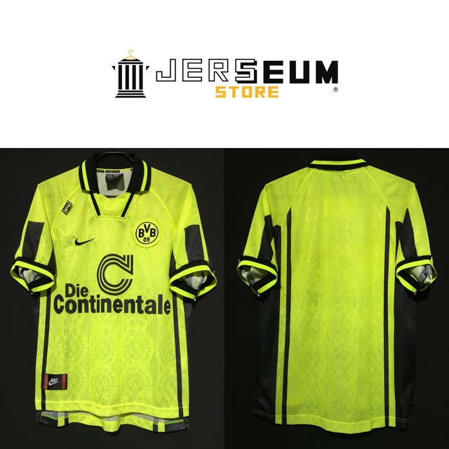 1996/97】 / Borussia Dortmund（H） / Condition：Preowned / Grade：6 / Size：M |  Jerseum Store