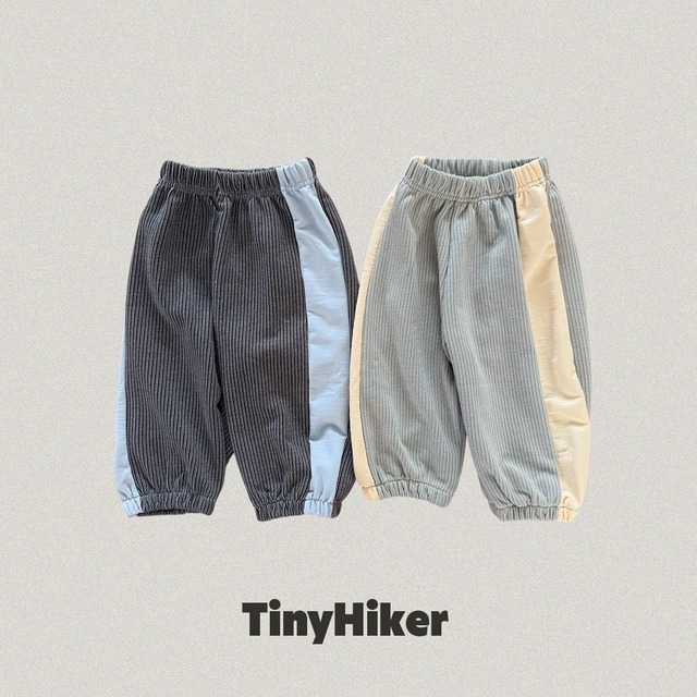 【2点送料無料】«予約»«TinyHiker» リブジョガーパンツ 2colors