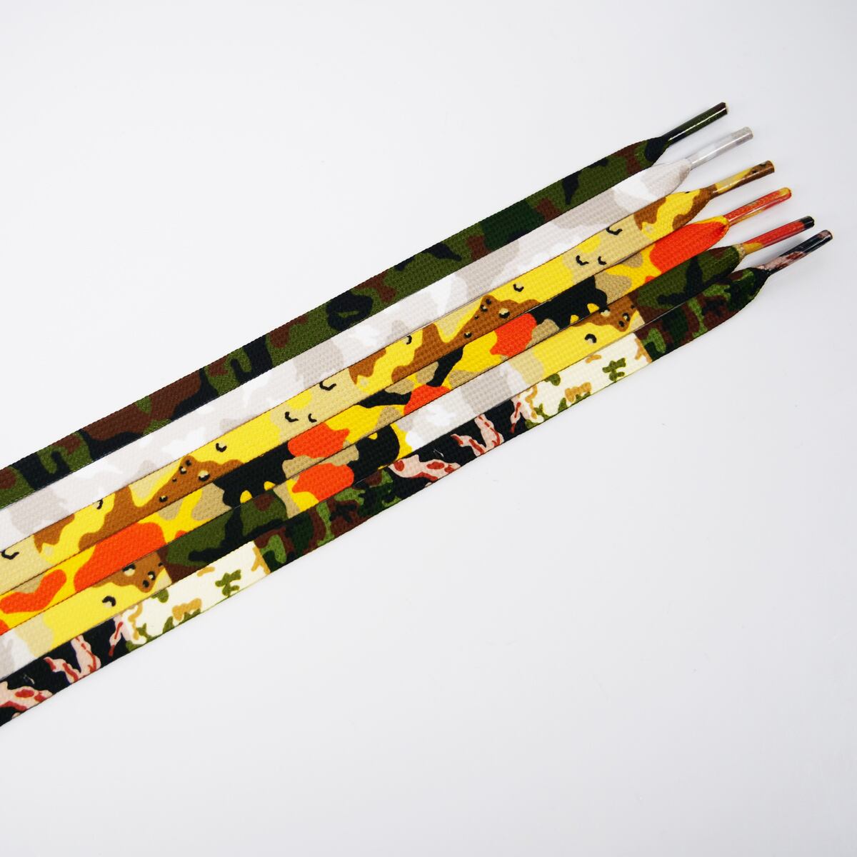 シューレース カモ柄 迷彩柄 カモフラージュ SHOELACE 靴ひも くつひも