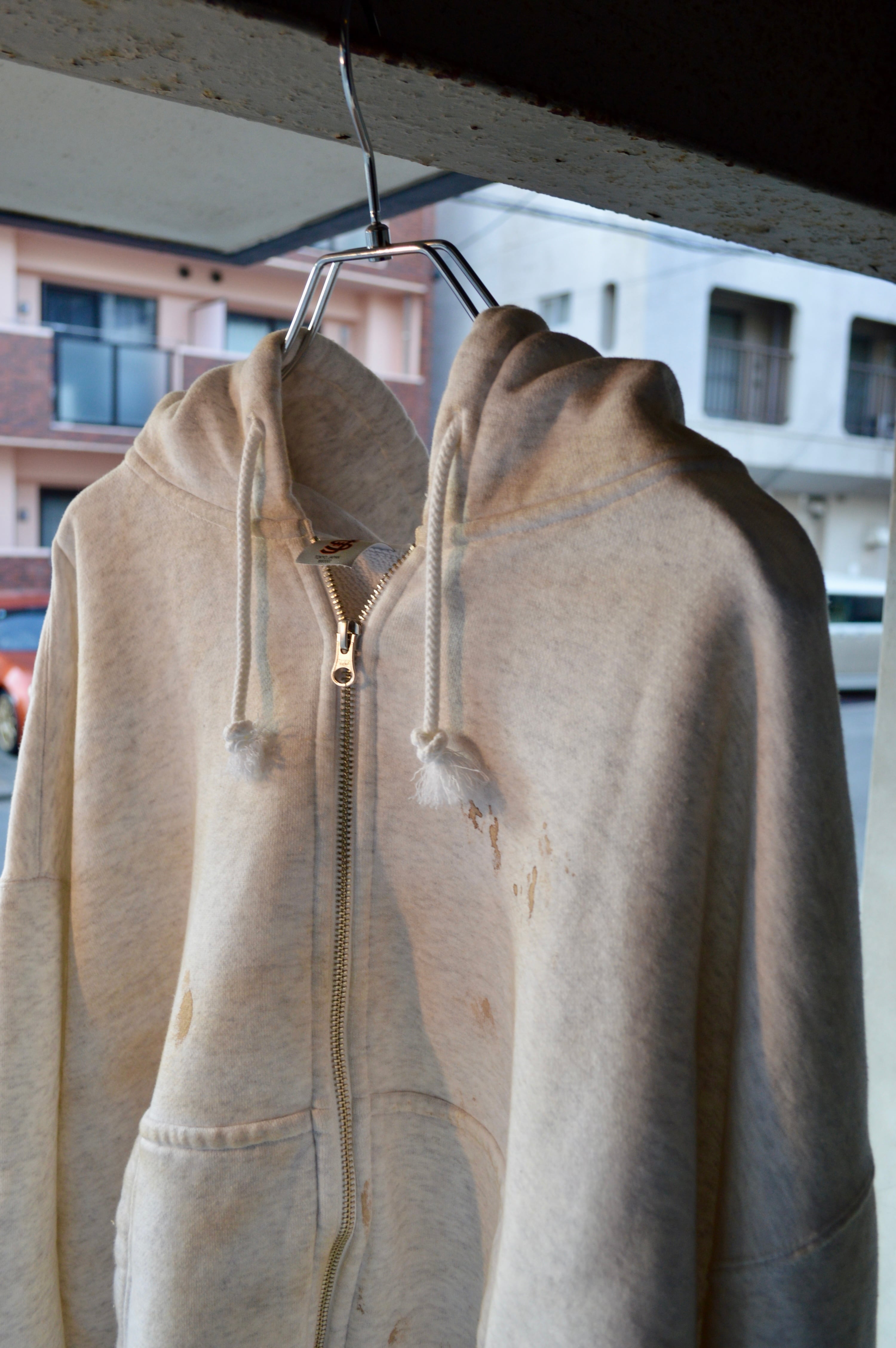 Jackson Matisse dirty drop fit zip up hoodie ジャクソンマティス