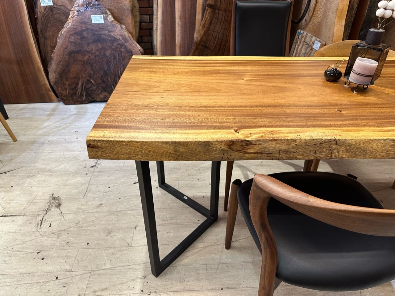 L字脚HI 2台1セット | 千年家具 - 一枚板 テーブル専門店
