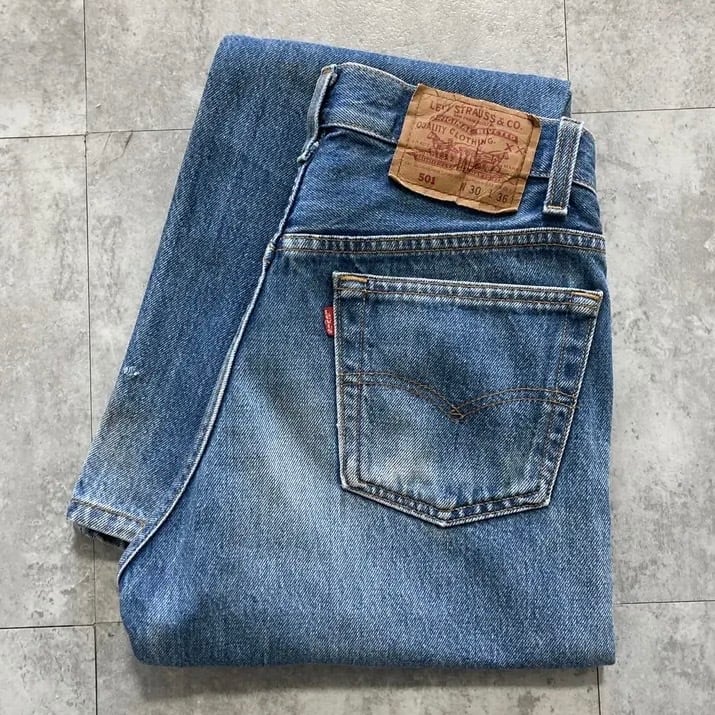 W30 L36】90's US.Levis 501 リーバイス サンアンジェロ工場(552