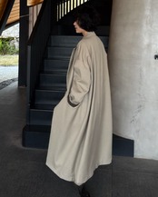 オーバーシルエット ロングコート
