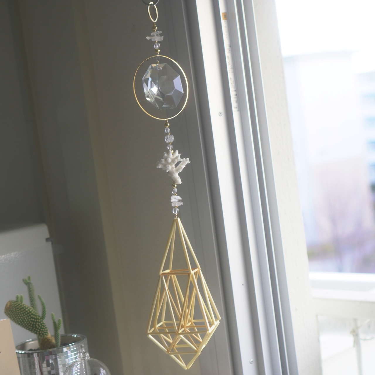 海の光のヒンメリ - S - ✧ 5 Octagon / Ocean Origin Light