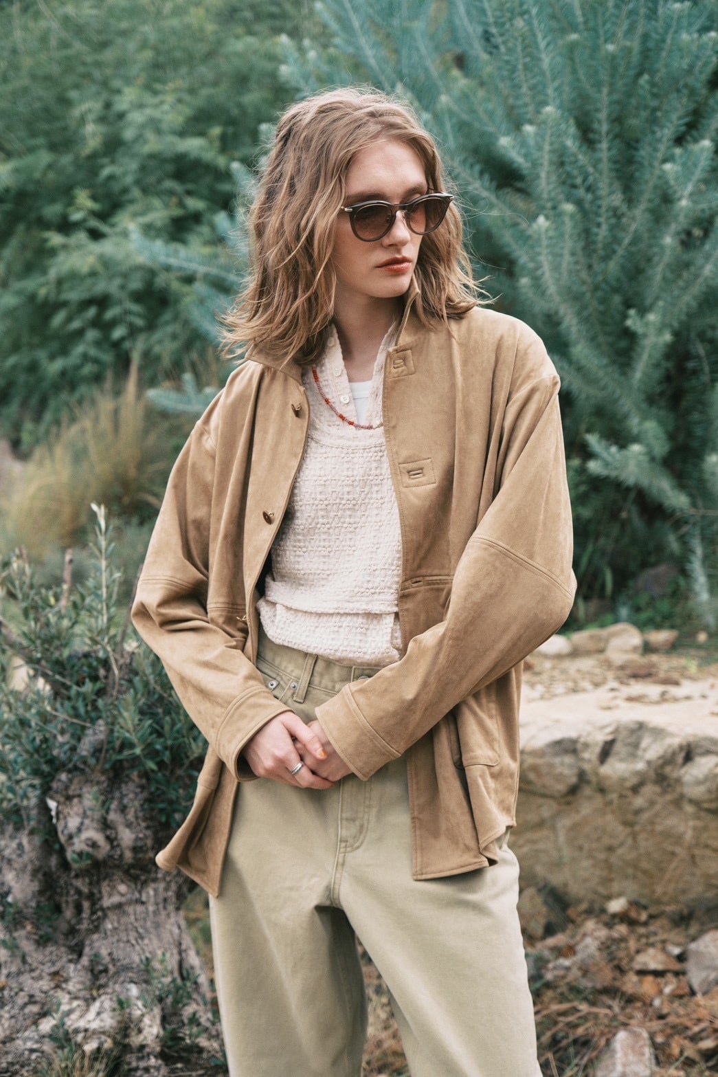 【LEMELANGE】レースヘンリーネックTee 8611002