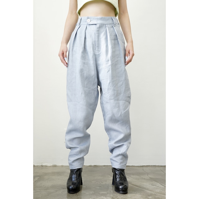 [yolifu] (ヨリフ) yo-23SS-07 Tapered Pants (blue)