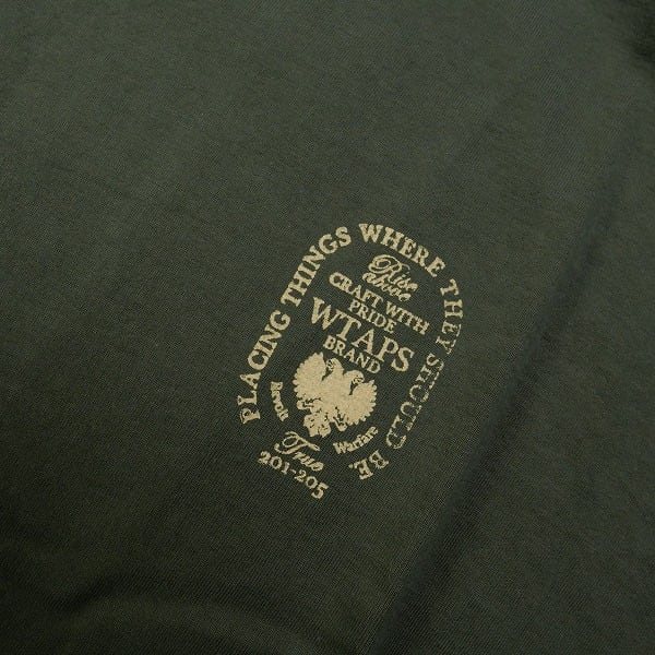 Size【L】 WTAPS ダブルタップス 08SS HERALDRY Tシャツ オリーブ