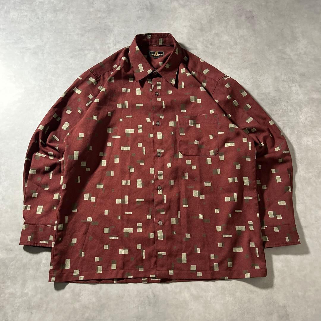 40〜50年代 UMBRO アンブロ バイカラー 長袖 ラガーシャツ メンズM
